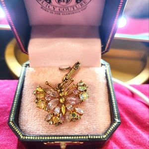 Juicy Couture Pink Crystal Butterfly